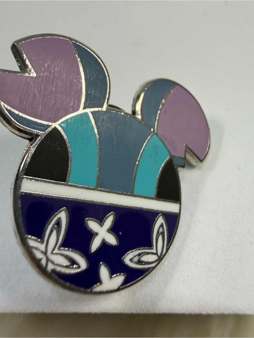 💙3/$20💙 Disney Purple Teal Blue Enamel Pin - Picture 2 of 3